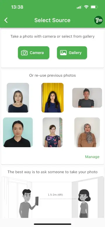 7ID ilovasi: Uzbekistan Visa Photo Maker